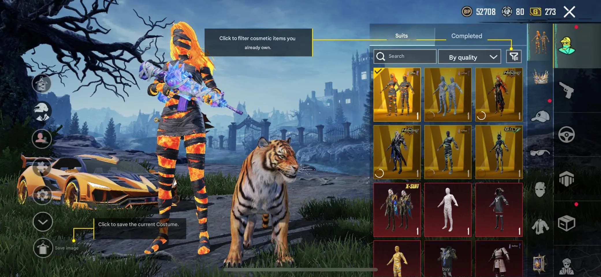 PGM264 All 5 Mummies, M416 Seal Underworld Lv.6, M416 Glacier, 6 Gold Suits, 30+ Mythics, 10+ Evo Guns, Plat (G)